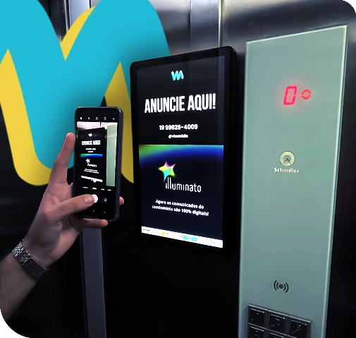 Viza Mídia | Anúncio em telas digitais